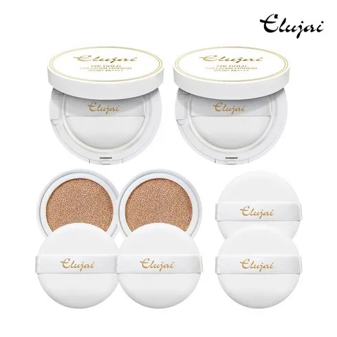 7월 최고의 엘루자이 24K 골드 콜라겐 쿠션(본품X3퍼프X3 Top5 핫템