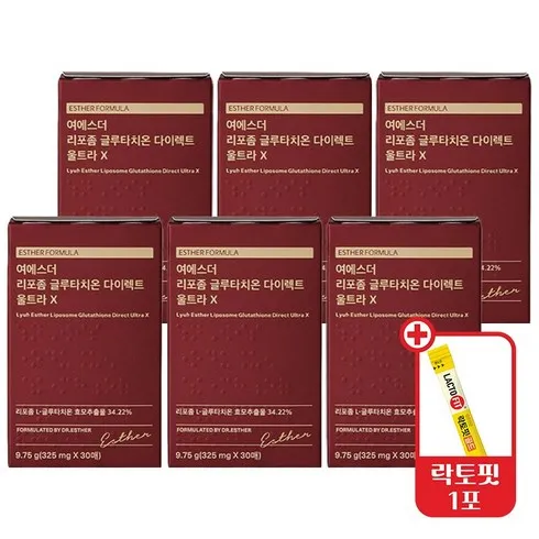 나만 모르면 후회하는 여에스더 리포좀 글루타치온 다이렉트 울트라X 6박스 Best 5 제품
